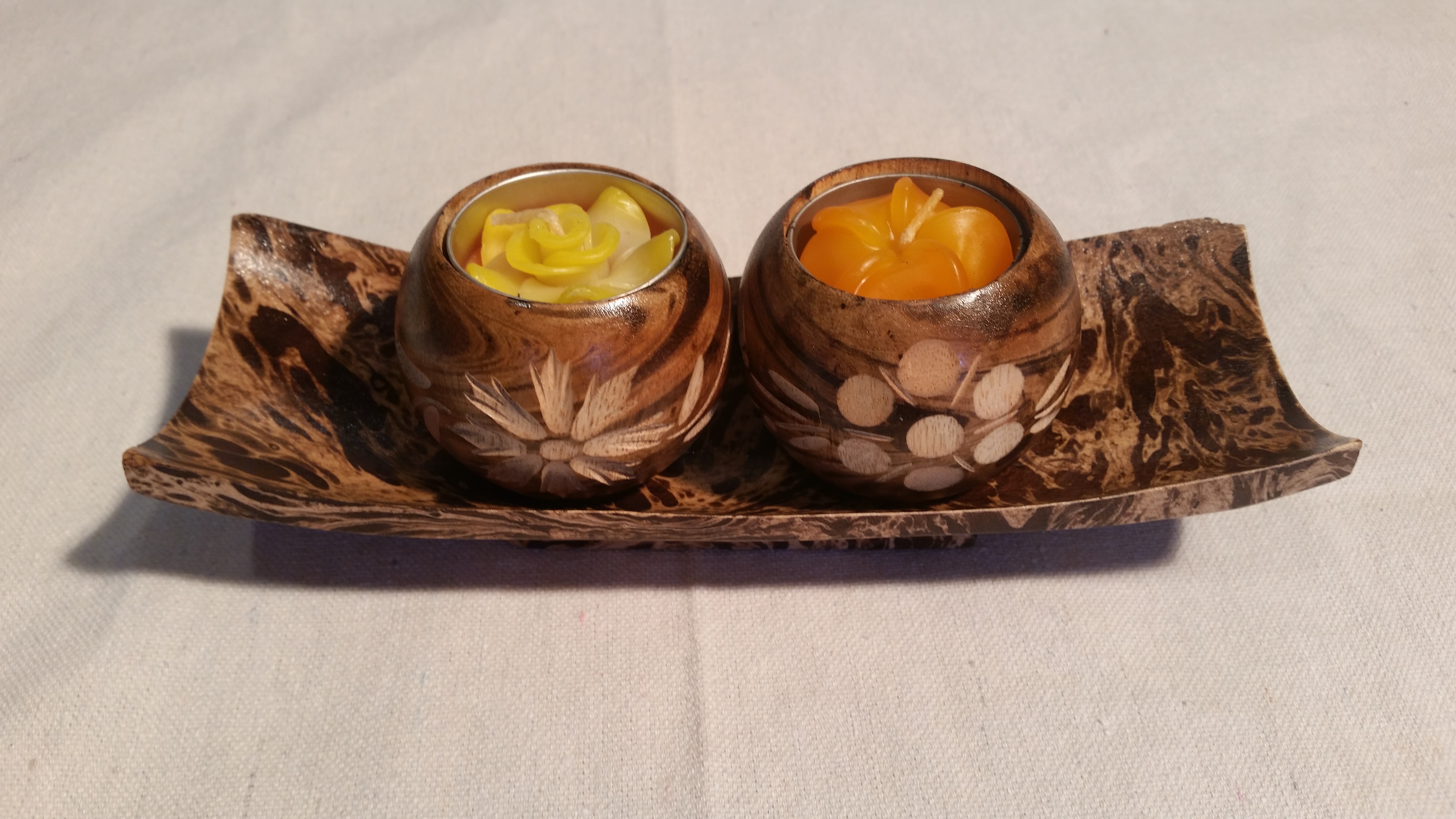 8 inch mango candle bowl